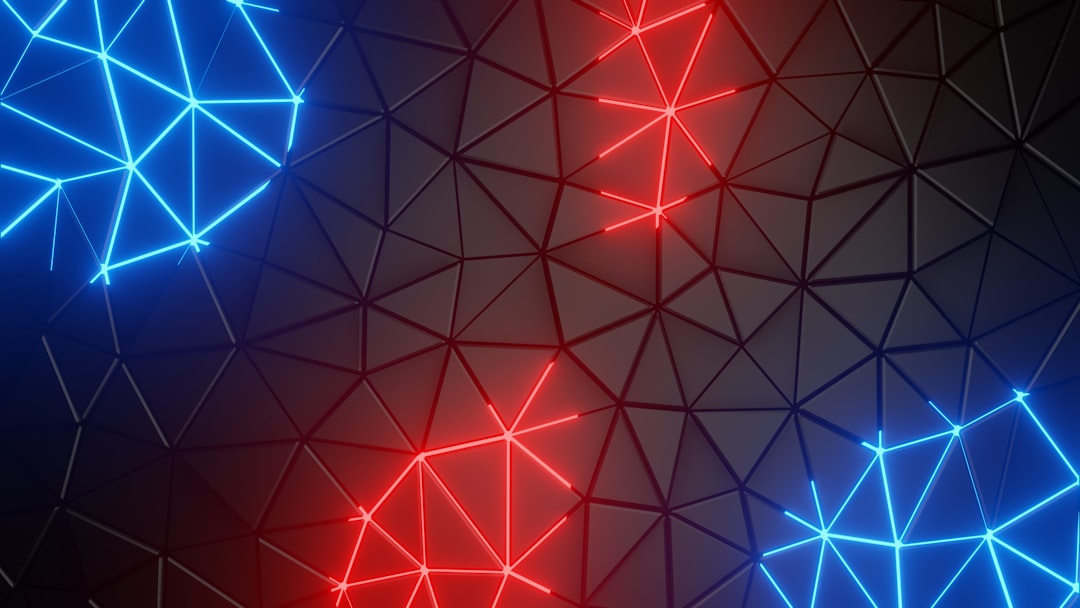 An abstract digital graphic showing bright, glowing nodes connected by lines, symbolizing the real-time data flow of IndexNow and WebSub protocols.