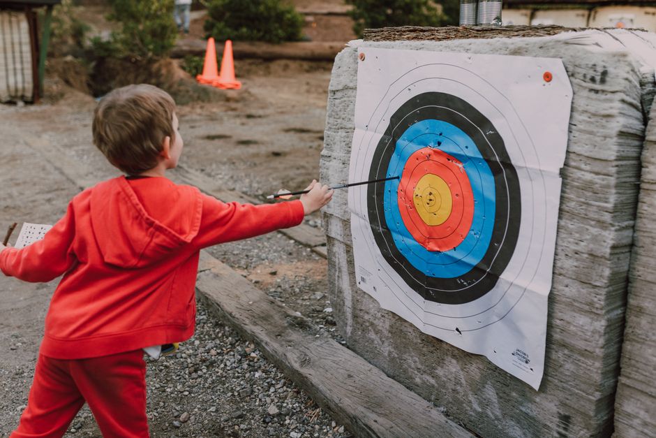 A single arrow precisely hitting the bullseye of a target, representing the accuracy needed to dominate AI answers.